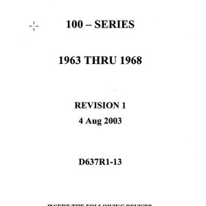Cessna Model 100 Series D637-1-13 Service Manual 1963 – 2003