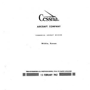 Cessna Model 172 & 175 Illustrated Parts Catalog