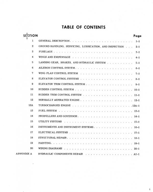 Cessna Model 210 Centurion Service Manual 1969 1968.3