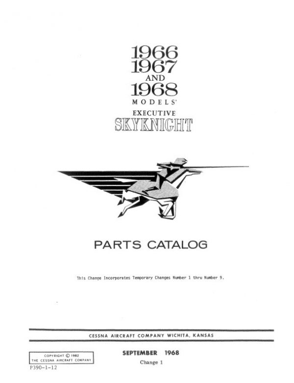 Cessna Model 320 Executive Skynight Parts Catalog (1966 Thru 1968)