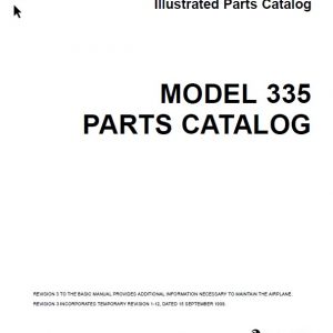 Cessna Model 335 Series Illustrated Parts Catalog