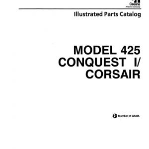 Cessna Model 425 Conquest I Corsair Illustrated Parts Catalog
