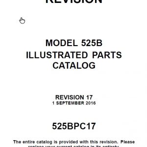 Cessna Model 525B Illustrated Parts Catalog