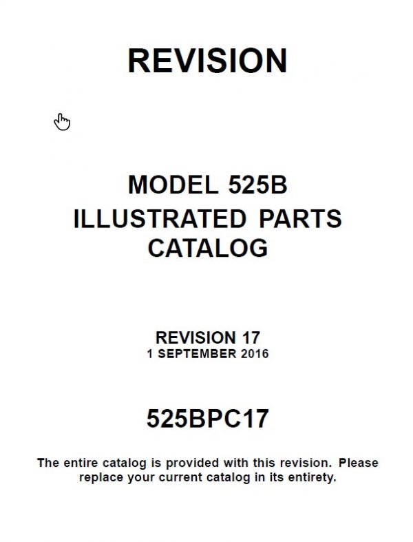 Cessna Model 525B Illustrated Parts Catalog