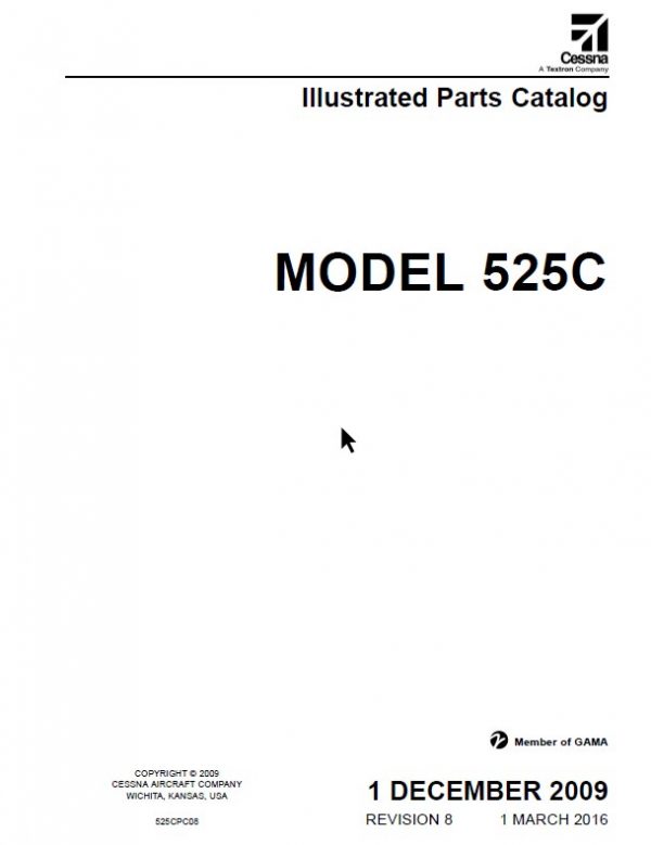 Cessna Model 525C Illustrated Parts Catalog.2