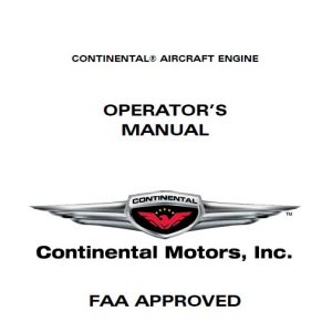 Continental Aircraft Engine Operator’s Manual A & C and O-200 Series