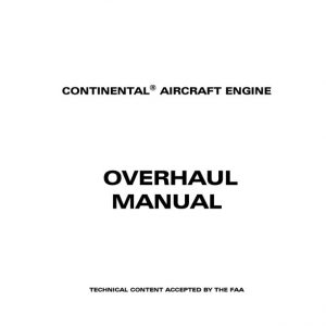 Continental Teledyne Aircraft Engine Overhaul Manual IO-470
