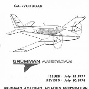 Grumman American Maintenance Manual Model GA-7Cougar