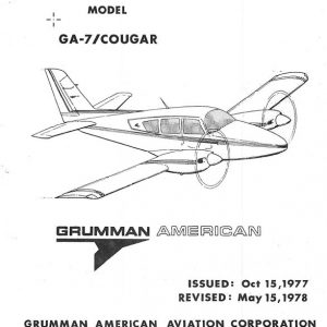 Grumman Model GA-7 Cougar Illustrated Parts Catalog 1978