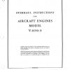 Rolls Royce Overhaul Instructions For Aircraft Engines Model V-1650-9.2