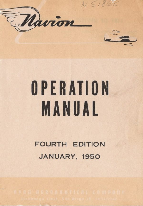 Ryan 205 Operation Manual