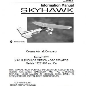 Cessna 172R POH, Skyhawk Information Manual