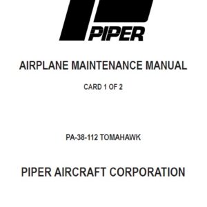 Piper PA-38-112 Tomahawk Maintenance Manual 761 660