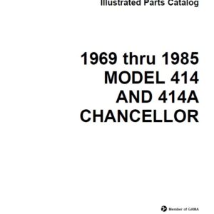 Cessna Model 414 and 414A Chancellor Illustrated Parts catalog 1969 Thru 1985 P656-4-12